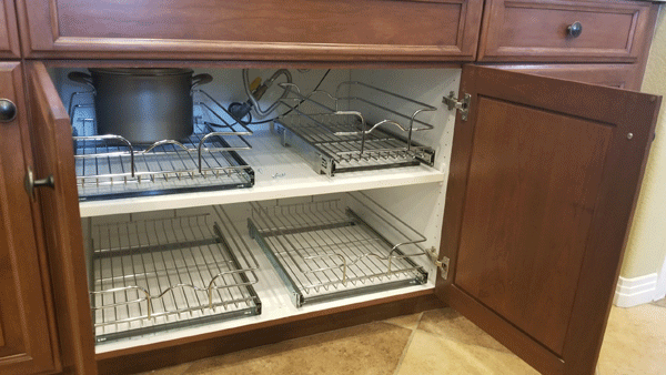 cabinet pull-out baskets