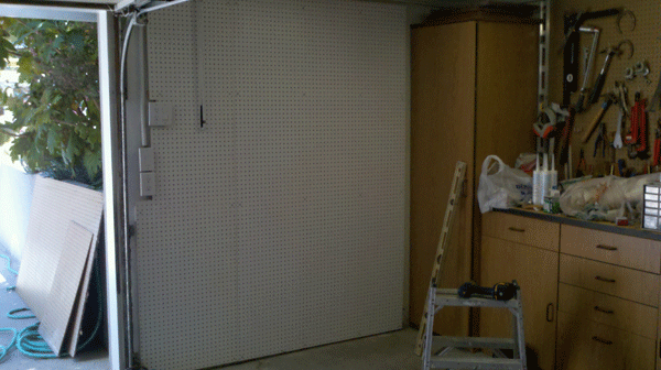 Garage bare wall