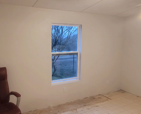 new wall