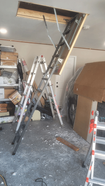 attic pull-down ladder