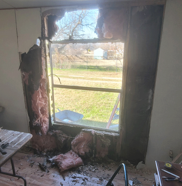 rotted wall