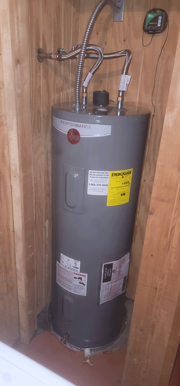 water heater replacement